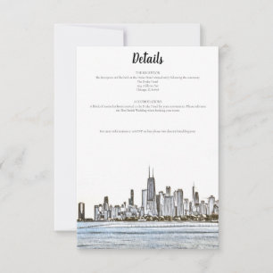 Chicago Skyline Details Card