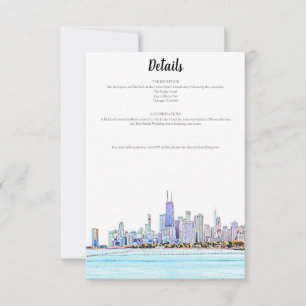 Chicago Skyline Details Card
