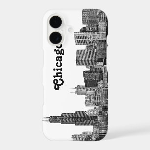 Chicago Skyline Etched