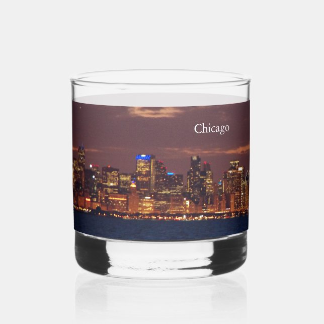 Chicago skyline glass (Front)
