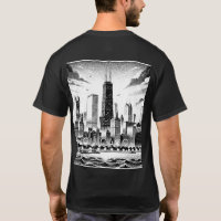 Chicago Skyline Graphic T-Shirt 
