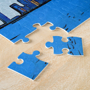 Chicago Skyline in Collage Paint Jigsaw Puzzle