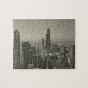 Chicago Skyline, John Hancock Centre Skydeck 2 Jigsaw Puzzle