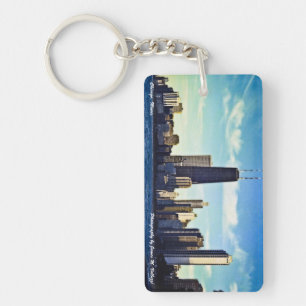 Chicago Skyline Key Ring