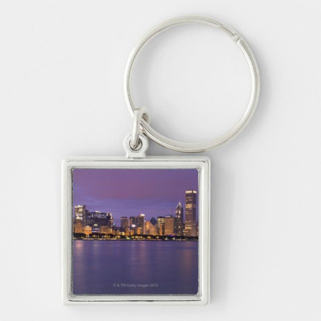 Chicago Skyline Key Ring (Front)