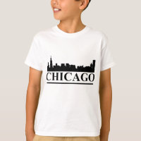 Chicago Skyline Kids T-shirt
