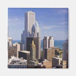 Chicago Skyline Looking towards Lake Michigan Magnet
