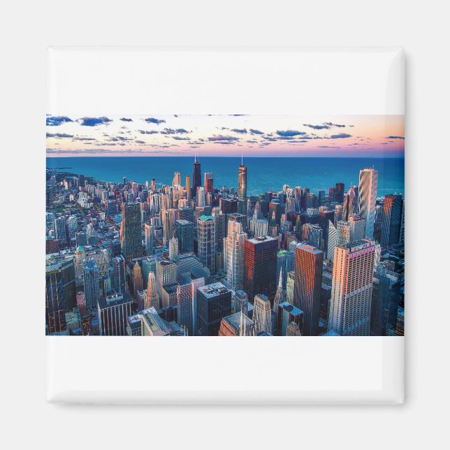 Chicago Skyline Magnet (Front)