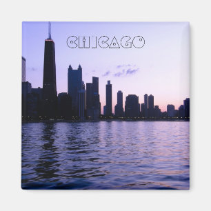 Chicago skyline magnet