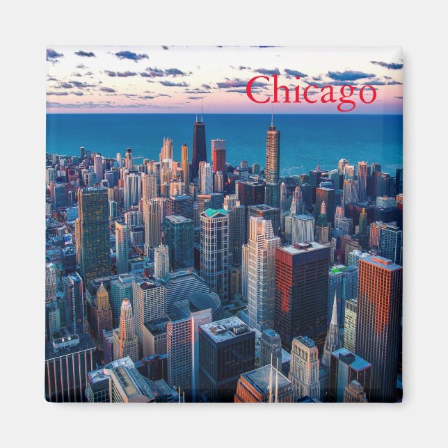 Chicago Skyline Magnet (Front)