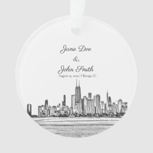 Chicago Skyline Ornament