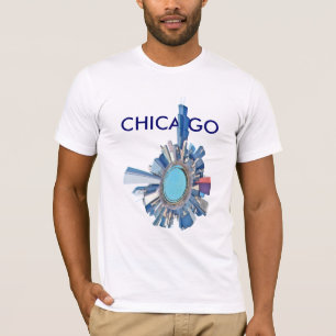 chicago skyline planet T-Shirt