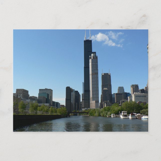 Chicago Skyline Postcard (Front)