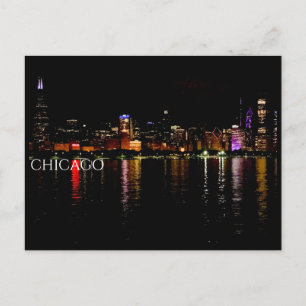 Chicago Skyline Postcard
