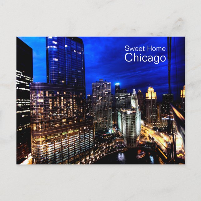 Chicago Skyline Postcard (Front)