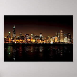 Chicago Skyline Poster