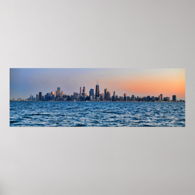 Chicago Skyline Poster (Front)