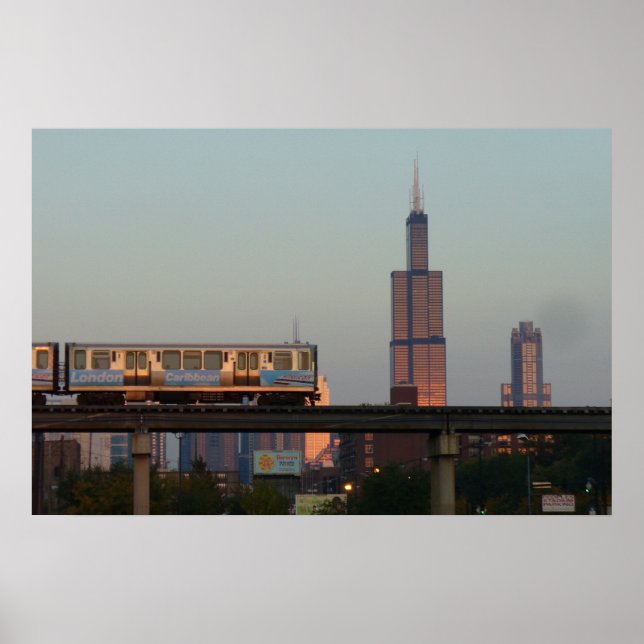 Chicago Skyline Poster (Front)