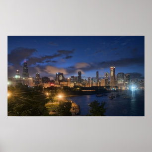 Chicago Skyline Poster