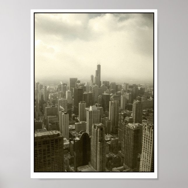Chicago Skyline Poster (Front)