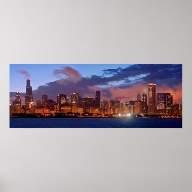 Chicago  Skyline Poster (Front)