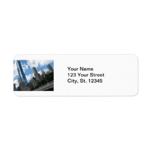 Chicago Skyline Return Address Label