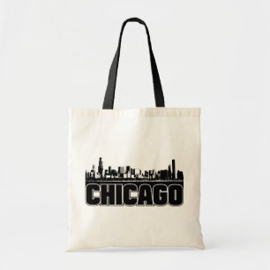 Chicago Skyline Tote Bag