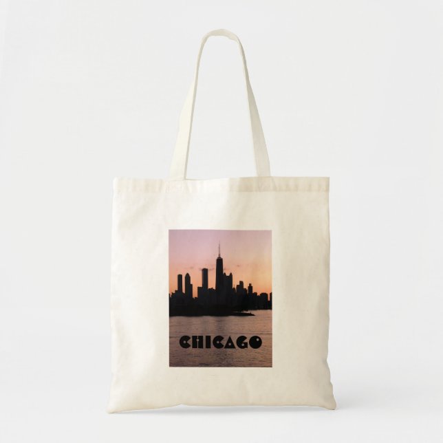 Chicago skyline tote bag (Front)