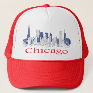 Chicago-Skyline Trucker Hat