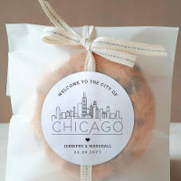 Chicago Skyline | Wedding Welcome Message