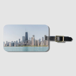 Chicago Skyline With Lake Michigan Luggage Tag
