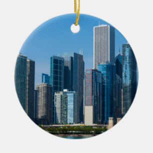 Chicago Skyscrapers Ceramic Ornament