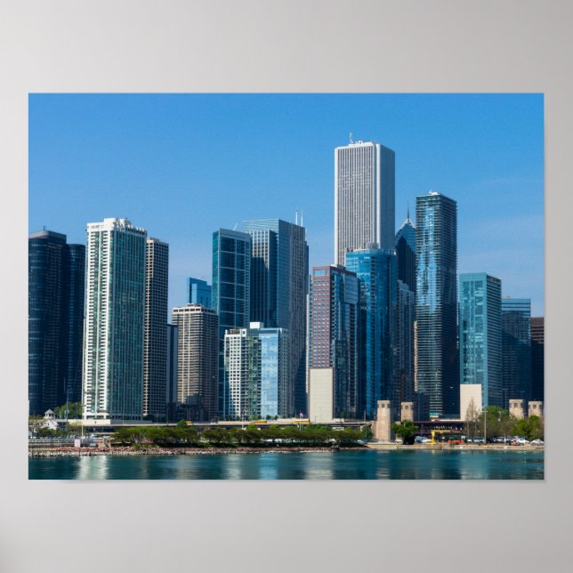 Chicago Skyscrapers Poster (Front)