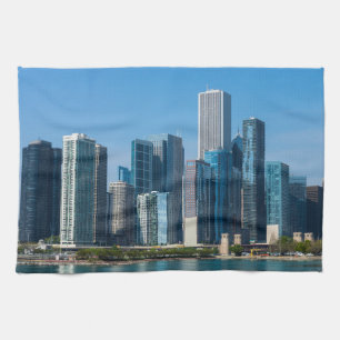 Chicago Skyscrapers Tea Towel