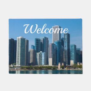 Chicago Skyscrapers Welcome Doormat