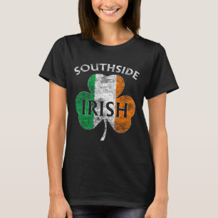 Chicago Southside Irish Flag St. Patrick's Day  T-Shirt