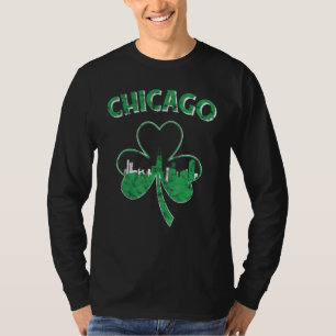 Chicago St Patricks Day Party Irish Distressed Sha T-Shirt