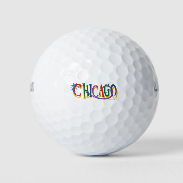 Chicago Stars Golf Balls (Front)