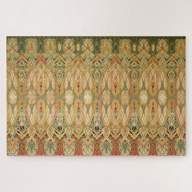 Chicago Stock Exchange Trading Room Stencil Jigsaw Puzzle (Horizontal)