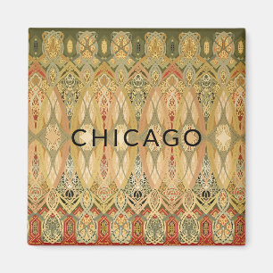 Chicago Stock Exchange Trading Room Stencil Magnet