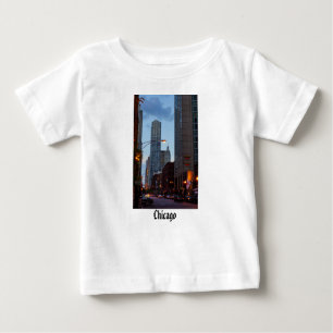 Chicago Street Scene Baby T-Shirt