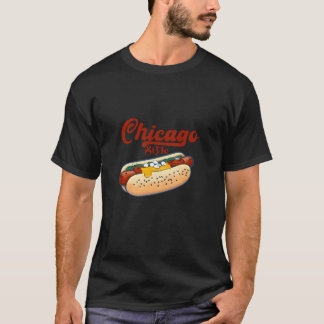 Chicago Style Best HOT DOG Gift Hotdog T-Shirt