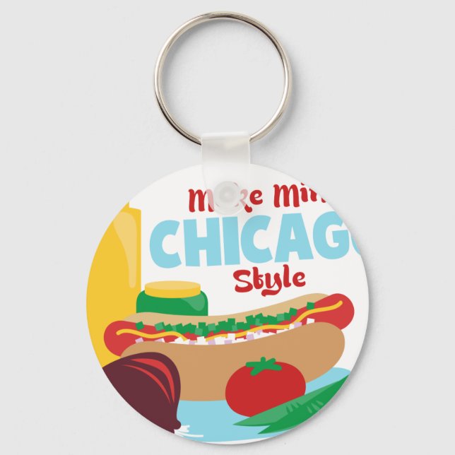 Chicago Style Key Ring (Front)