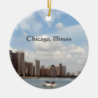 Chicago...Summertime Keepsake Ceramic Ornament