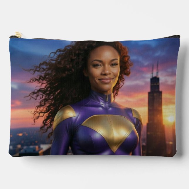 CHICAGO - SUPERHERO ACCESSORY POUCH (Front)