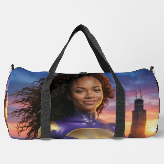 CHICAGO - SUPERHERO DUFFLE BAG (Front)
