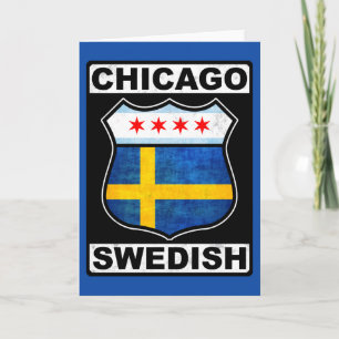 Chicago Swedish American Card