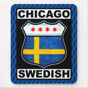 Chicago Swedish American Mousemat