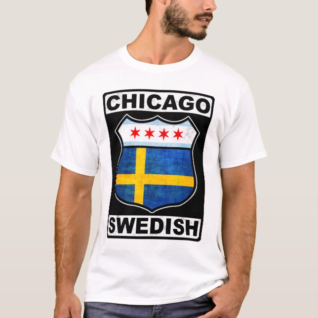Chicago Swedish American T-Shirt (Front)