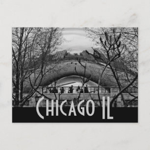 chicago - the bean postcard